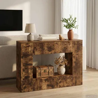 Produktbild von Konsolentisch Geräucherte Eiche 101 x 29 x 74 cm Holzwerkstoff - Konsolentische DE2384