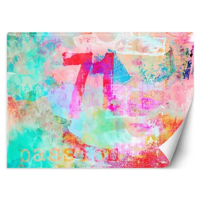 Produktbild von FOTOTAPETE Bunte Abstrakt 450x315 cm VLIES Tapete Wandtapete Wandbilder Wanddekoration Design Wohnzimmer Schlafzimmer Flur Büro Küche