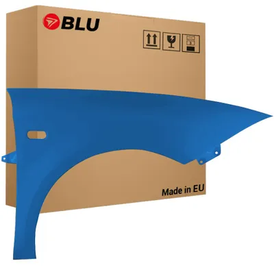 Productafbeelding van BLU Spatbord geschikt voor Seat Leon II 2 1P1 LZ5F Rechts Blauw SprintBlau Metallic | 2005-2012 | Voorzijde | Gelakt | Montageklaar