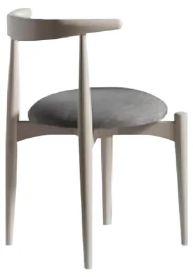 Produktbild von Gruppe Küchenstühle Esszimmerstühle Holzstühle Set 2tlg Stühle Beige