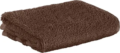 Produktbild von Premium Frottee Gästehandtuch 30x50 cm in dunkelbraun von StickandShine in 500g/m² aus 100% Baumwolle