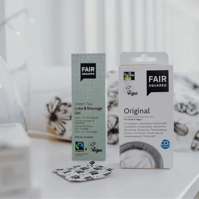 Produktbild von Fair Squared Vegane Kondome Original 100er Verpackung