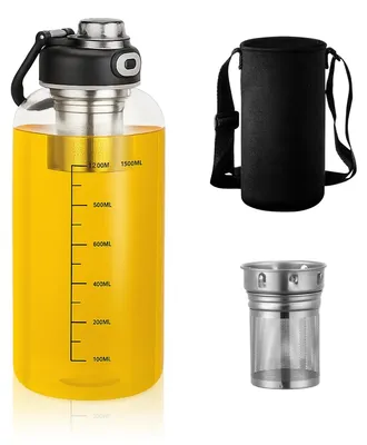 Produktbild von Borosilikatglas Wasserkanne 1,5 L mit Teefilter