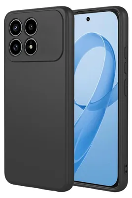 Image de Coque de protection pour Xiaomi Poco F8 Pro : coque en TPU et silicone, souple et fine, noire