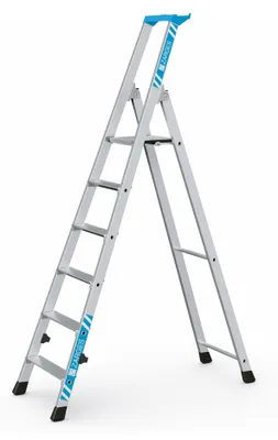 Produktbild von Zarges Nova S gebördelte Stehleiter 6 Stufen