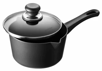 Immagine prodotto di Pentola a induzione classica con manico, diametro 18 cm, capacità 1,8 litri, con coperchio