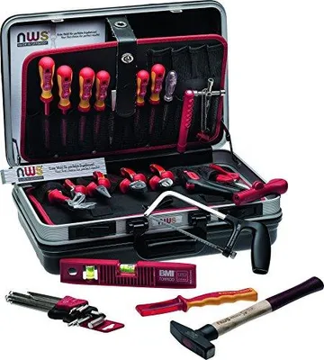 Obrázek produktu pro NWS 321K-24 Electrical contractor Tool box (+ tools) 24-piece (L x W x H) 470 x 360 x 180 mm