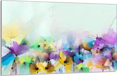 Produktbild von Glasherdplattenschutz 80x52 Blumen