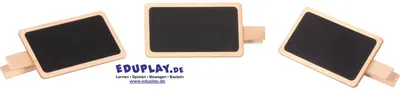 Obrázok produktu pre EDUPLAY 120581 Spony na tabule, čierne/prírodné (balenie 12 kusov)