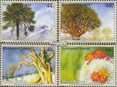 Produktbild von Briefmarken UNO - New York 2010 Mi 1185-1188 (kompl.Ausg.) postfrisch Pflanzen