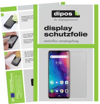 Obrázek produktu pro 6 ochranných fólií pro telefon Ulefone Note 7P, matná povrchová úprava, pro ochranu displeje (3x přední strana + 3x zadní strana)