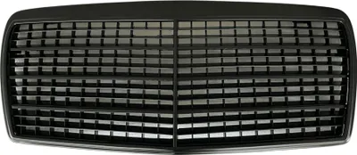 Zdjęcie produktu dla Kratka chłodnicy Kratka w kolorze czarnym z ramką do Mercedes W124 / S124 / C124 od