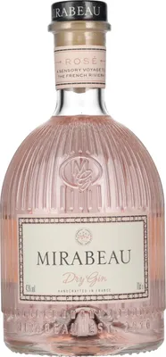 Image de Mirabeau Dry Gin Rosé 43% Vol. 0,7l