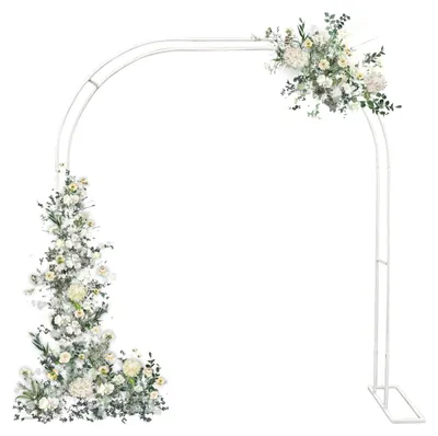 Productafbeelding van Metalen rozenboog 240 x 220 cm - stabiele tuinboog met klimhulp
