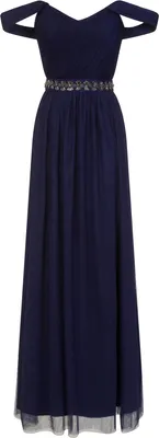Productafbeelding van Little Mistress - Maxi-jurk voor dames, model LM920 (maat 44 EU), marineblauw