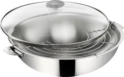 Produktbild von 30 cm wok mit glasdeckel Lagostina 12138042230
