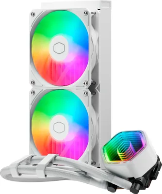 Obrázok produktu pre Cooler Master MasterLiquid 240 Core II White, Vodné chladenie typu všetko v jednom, 12 cm, 650 ot/min, 1750 ot/min, 30 sonov, 120 m³/h