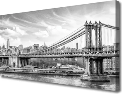 Produktbild von Tulup Leinwand-Bilder 100x50 Wandbild Canvas Kunstdruck Brücke Architektur