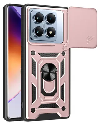 Produktbild von Techsuit Camshield Back Cover Hülle für Xiaomi 14T Pro - Roségold
