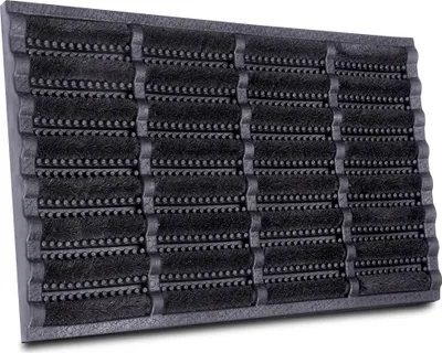 Produktbild von NYVI Outdoor Fußmatte KokosGUARD 40x60 cm Schwarz - Wetterfest, Rutschfest, Robust - Fußabtreter mit Kokosbürsten - Schmutzfangmatte für Außen & Innen - Türmatte aus Gummi & Kokos - Gummi Kokosmatte