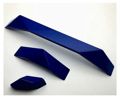 Produktbild von Schrankgriff aus Zinklegierung in Blau für Möbel