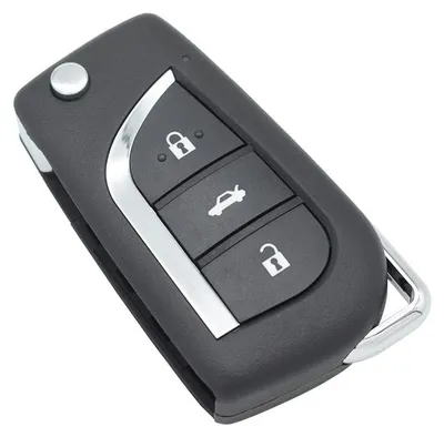 Immagine prodotto di Custodia chiave tipo coltellino Techstar 3 pulsanti compatibile Toyota Prius – con lama VA2