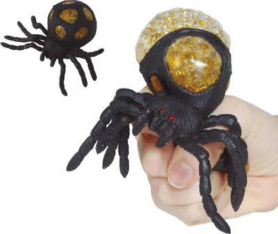 Image de Halloween Œufs d'araignées Animaux décoratifs effrayants Noir Or Effet scintillant Accessoires Décoratifs Pour une ambiance effrayante, Couleur : Noir