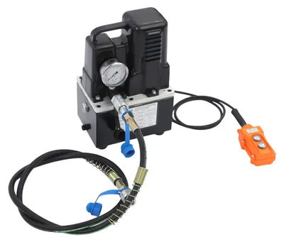 Imagen del producto de Bomba hidráulica eléctrica de 220 V, 620 W de potencia, con un depósito de 3 litros de capacidad, fabricada en acero