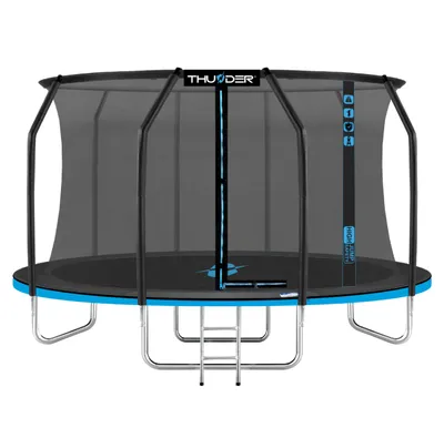 Produktbild von THUNDER® | ULTRA 14FT BLUE | Zahradní trampolína | 427 cm | Vnitřní síť | Odolná proti povětrnostním vlivům
