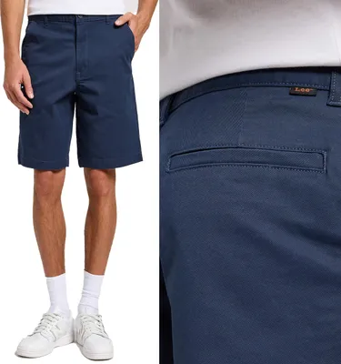 Obrázek produktu pro LEE pánské, šortky CHINO SHORT, W30, modré, šortky, kalhoty