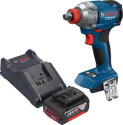 Produktbild von Bosch GDX 18V-285 Professional Akku Drehschlagschrauber 18 V 285 Nm 1/4'' Brushless + 1x Akku 5,0 Ah + Ladegerät
