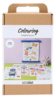 Obrázek produktu pro Creativ Company 977812, 4 str., Chlapec/děvče, Značkovače v balení, Sada omalovánek