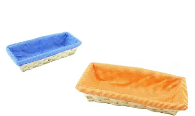 Obrázek produktu pro Košík rákos s textilem COLOR