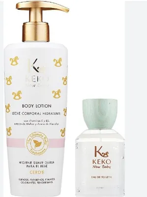 Productafbeelding van Black Tulip Keko Geschenkpakket met bodylotion + eau de cologne (100 ml) + cadeautasdoek