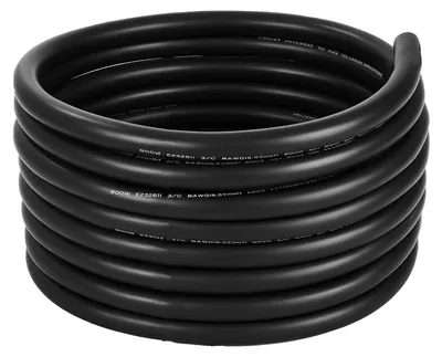 Produktbild von SucceBuy 15,24 m 6AWG tragbares Stromkabel (3 Leiter), robustes 600-V-Kabel, industrietaugliches Elektrokabel mit hochwertigem CPE-Gummimantel, Kupfer-Verlängerungskabel für Schweißgeräte