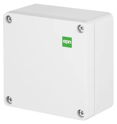 Abzweigdose / Industriebox / Leergehäuse / Schaltkasten / Verteilerkasten / IP65 / weiß / 105 x 105 x 66 mm