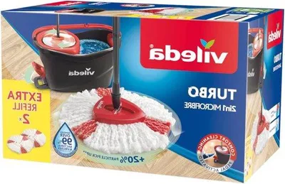 Obrázek produktu pro Sada podlahového mopu Famanu s kbelíkem a tyčí – mop z mikrovlákna – šedá barva