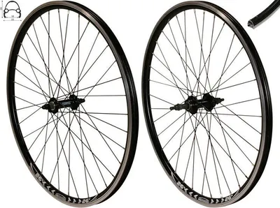 Produktbild von REDONDO 26 Zoll Laufrad Set Hinterrad Vorderrad 26" V-Profil Felge Schwarz
