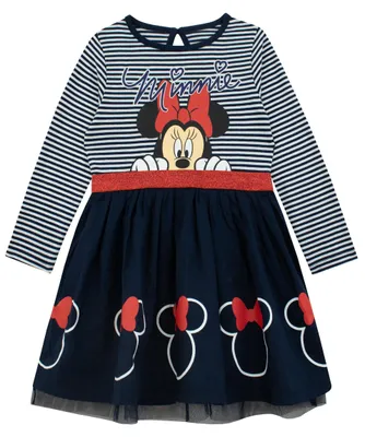 Produktbild von Disney Minnie Maus Kleid Madchen | Minnie Mouse Kleider Für Kinder | Kleid Mädchen Festlich | Mehrfarbig 128