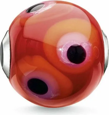 Image de Perles pour femmes Thomas Sabo K0284-017-10 rouge 1,2 cm