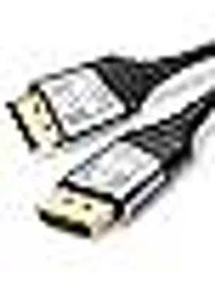 Produktbild von 8K DisplayPort Kabel 1M, Displayport 1.4 Kabel 8K@60Hz, 4K@144Hz, 2K@240Hz, HBR3 32.4Gbps, DP Kabel Kompatibel mit HDR, FreeSync, G-Sync, DSC 1.2, DTS-HD für Gaming Monitor Grafikkarte