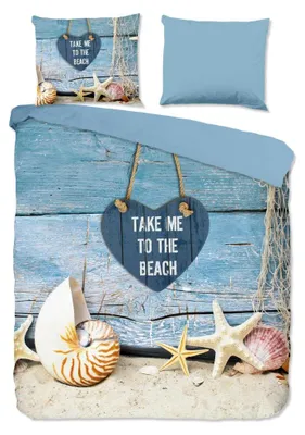 Obrázok produktu pre Bavlnené obliečky "Beach" – viacfarebné – (200x220 cm) – 100 % polyester