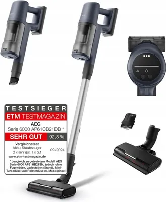 Zdjęcie produktu dla AEG Odkurzacz pionowy 6000/103 000obr./min/175 000dPa bezprzewodowy 40min