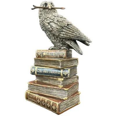 Produktbild von Schneeeule auf Büchern Figur Veronese WU77755A4 Weisheit Eule Deko Geschenk 14 cm