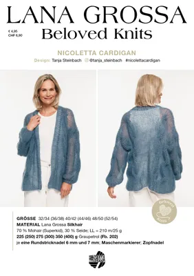 Produktbild von Lana Grossa NICOLETTA CARDIGAN Beloved Knits No. 3