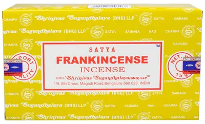 Zdjęcie produktu dla Zestaw 12 opakowań kadzideł Satya Nag Champa