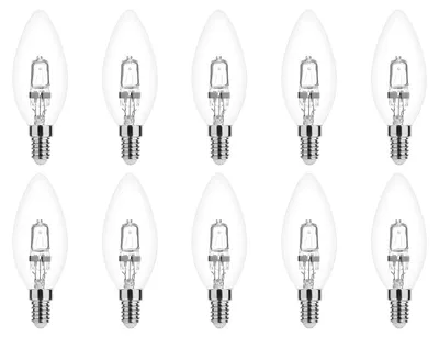 Produktbild von Modee E14 Halogen Kerzenlampe 52W 815lm 2700K Warmweiß Dimmbar 10 Stück