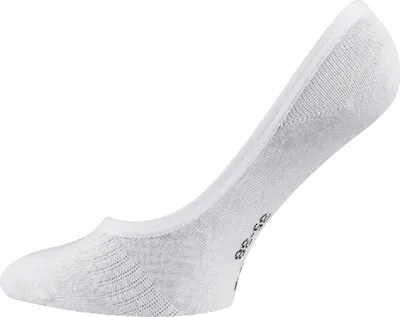 Produktbild von TippTexx 24 6 Paar Bambus Footies, Füßlinge, Uni Sneakersocken, Weiß, Größe 39-42