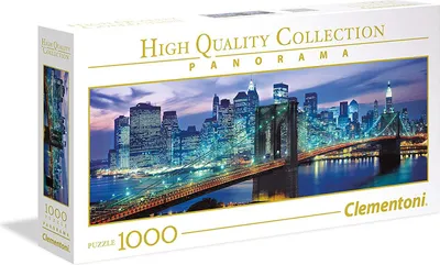 Obrázek produktu pro Clementoni High Quality Collection New York Brooklyn Bridge 1000 dílků Panorama Puzzel