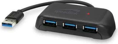 Image de speedlink SL-140109-BK speedlink USB-Hub SNAPPY EVO 4-fach schwarz
